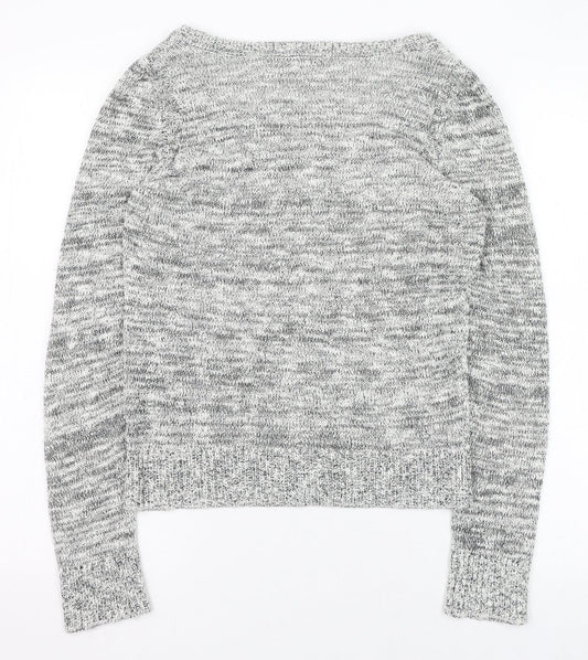 Womens UK Size S Woolworths Grey Cardigan Jumper