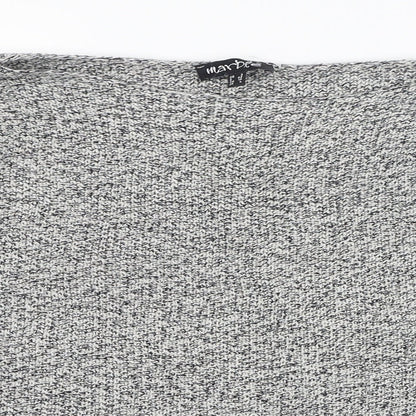 Womens UK Size 14 Marble Grey Pullover Jumper
