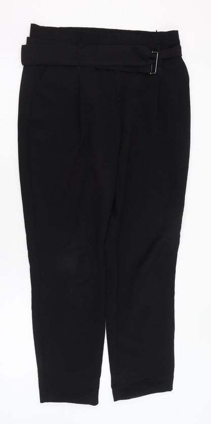 Womens UK Size 12 Dorothy Perkins Regular Fit  Black Trousers