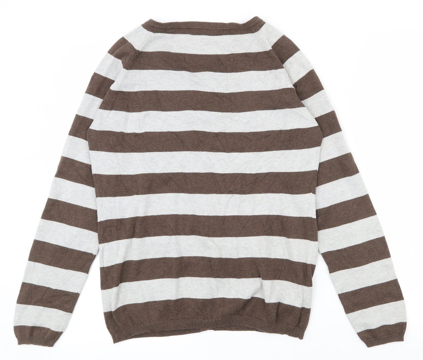 Womens UK Size 12 Crew Clothing Brown Cardigan Jumper