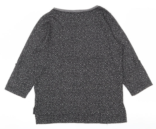 Womens UK Size 10 Papaya Grey Pullover Jumper
