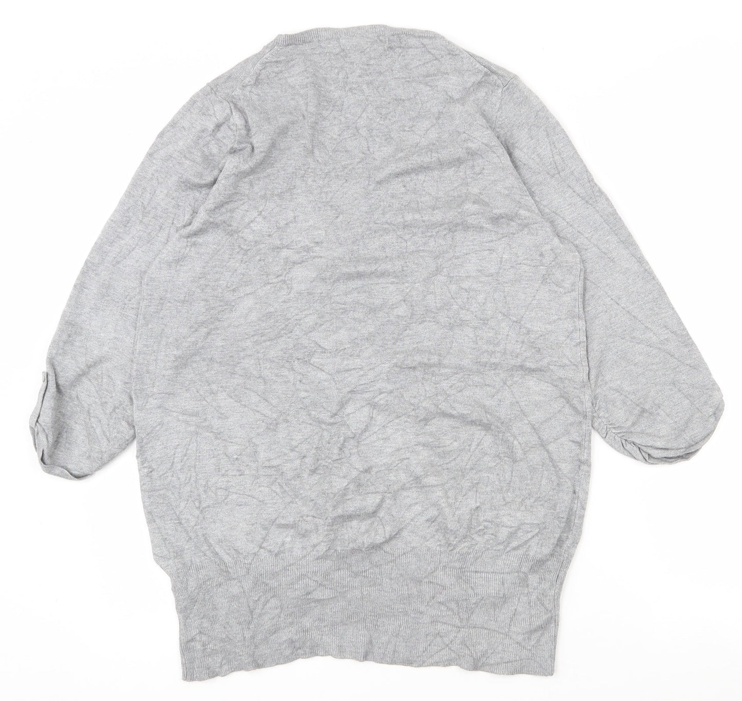 Womens UK Size 14 Marks and Spencer Grey Pullover Jumper
