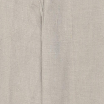 Atelier Gardeur Womens Beige  Polyester Trousers  Size 14 L27 in Regular Zip