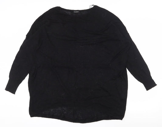 Womens UK Size M PLanet Black Pullover Jumper