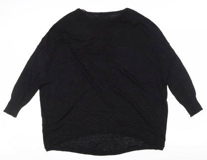 Womens UK Size M PLanet Black Pullover Jumper