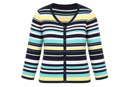 Womens UK Size 14 M&Co Multicoloured Pullover Jumper