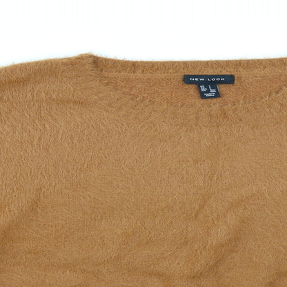 Womens UK Size L New Look Brown Pullover Jumper