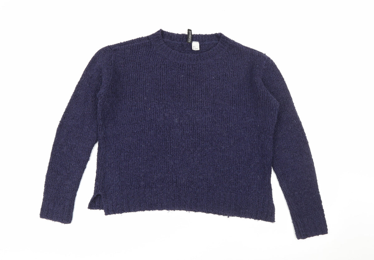 Womens UK Size S H&M Blue Pullover Jumper