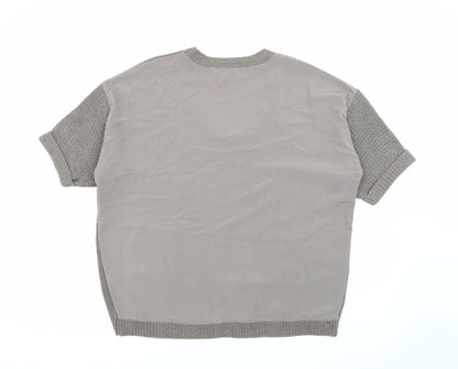 Womens UK Size 12 River Island Brown Pullover Jumper