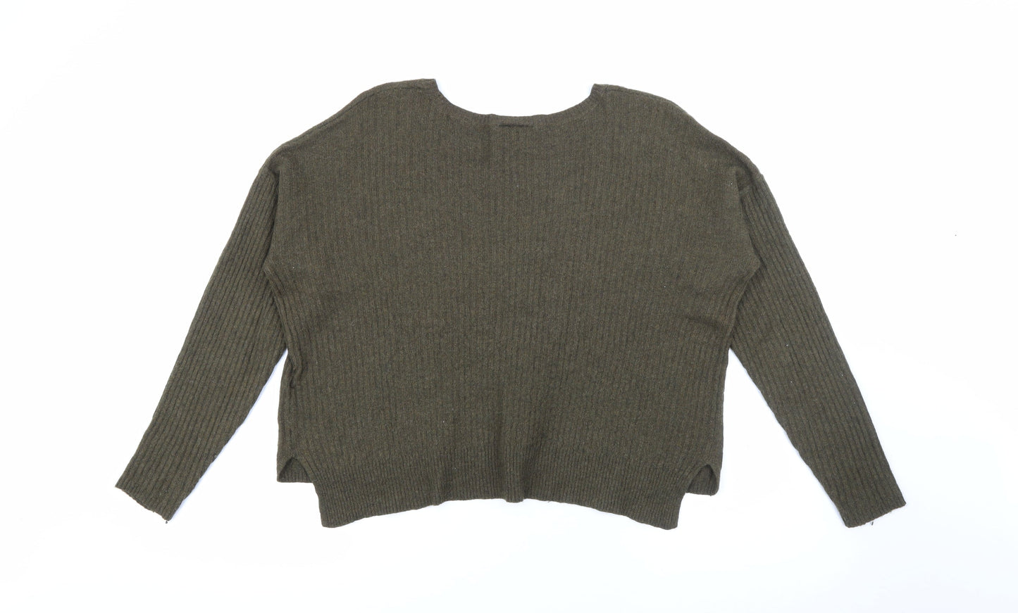 Womens UK Size 12 Topshop Green Pullover Jumper