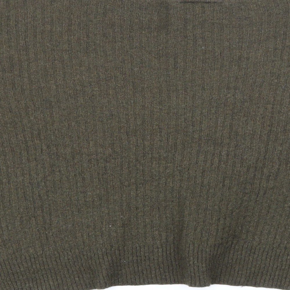 Womens UK Size 12 Topshop Green Pullover Jumper