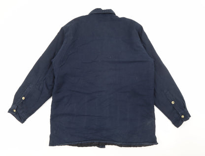 Mens UK Size M Red Ridge Blue Jacket
