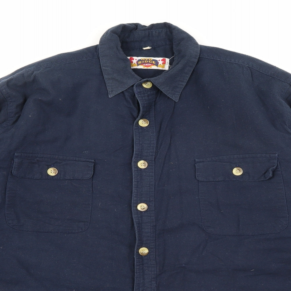 Mens UK Size M Red Ridge Blue Jacket
