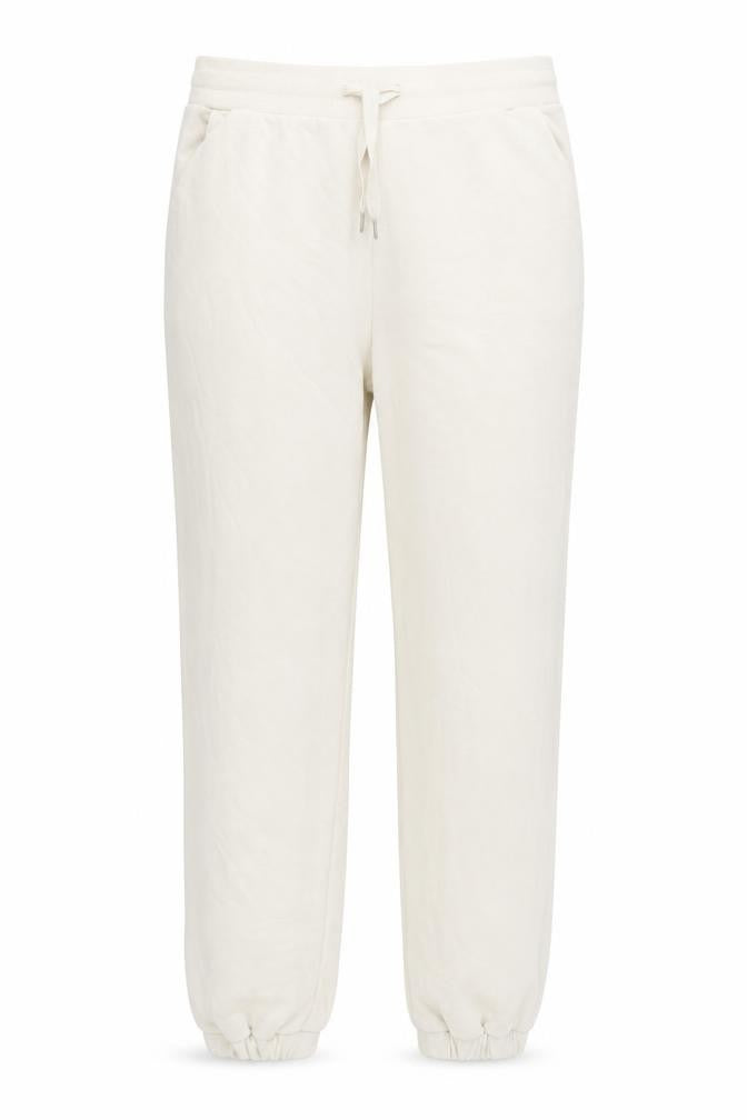 Womens UK Size M Dunnes Stores Regular Fit Jogger Ivory Trousers