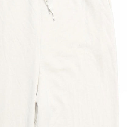 Womens UK Size M Dunnes Stores Regular Fit Jogger Ivory Trousers