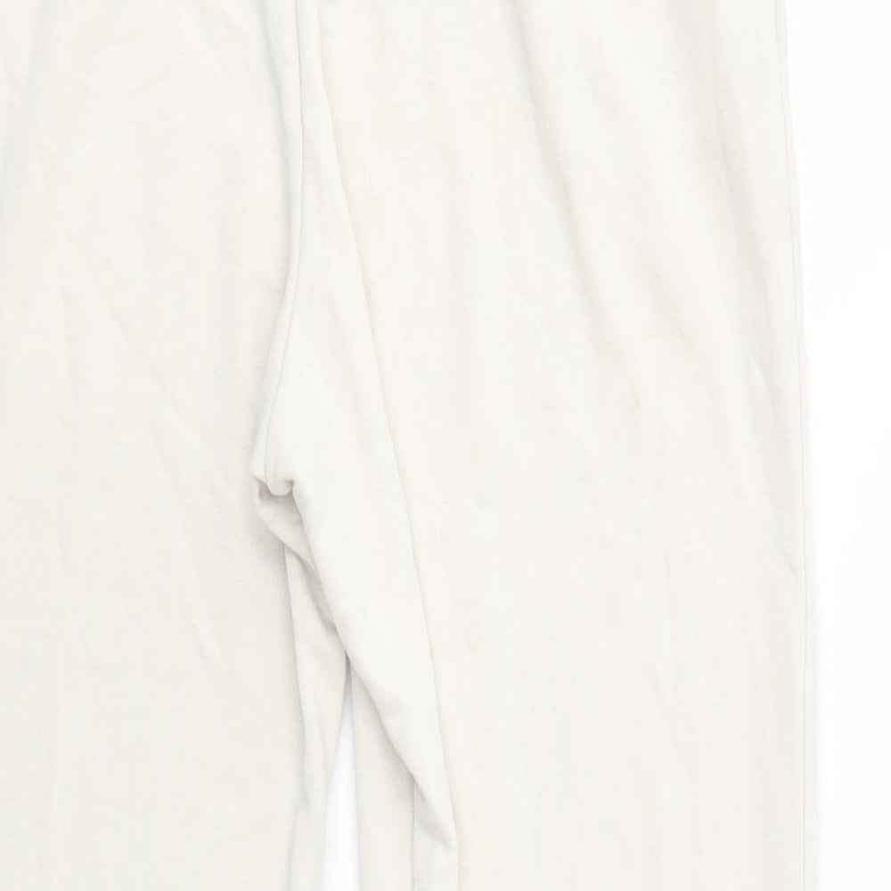 Womens UK Size M Dunnes Stores Regular Fit Jogger Ivory Trousers