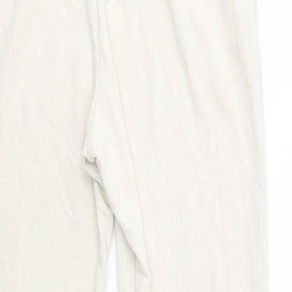 Womens UK Size M Dunnes Stores Regular Fit Jogger Ivory Trousers