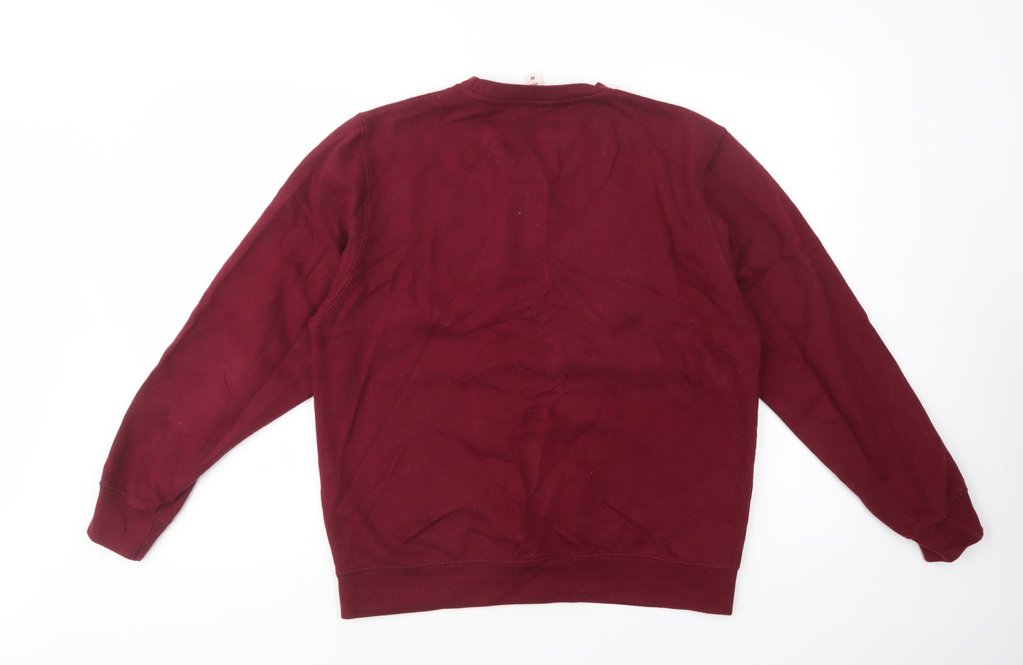 Just Hoods Womens Purple  Cotton Pullover Sweatshirt Size M  Pullover - Self Love