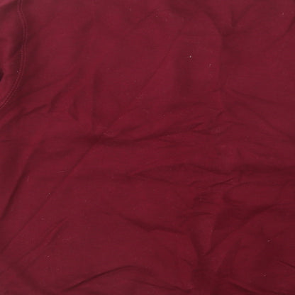 Just Hoods Womens Purple  Cotton Pullover Sweatshirt Size M  Pullover - Self Love