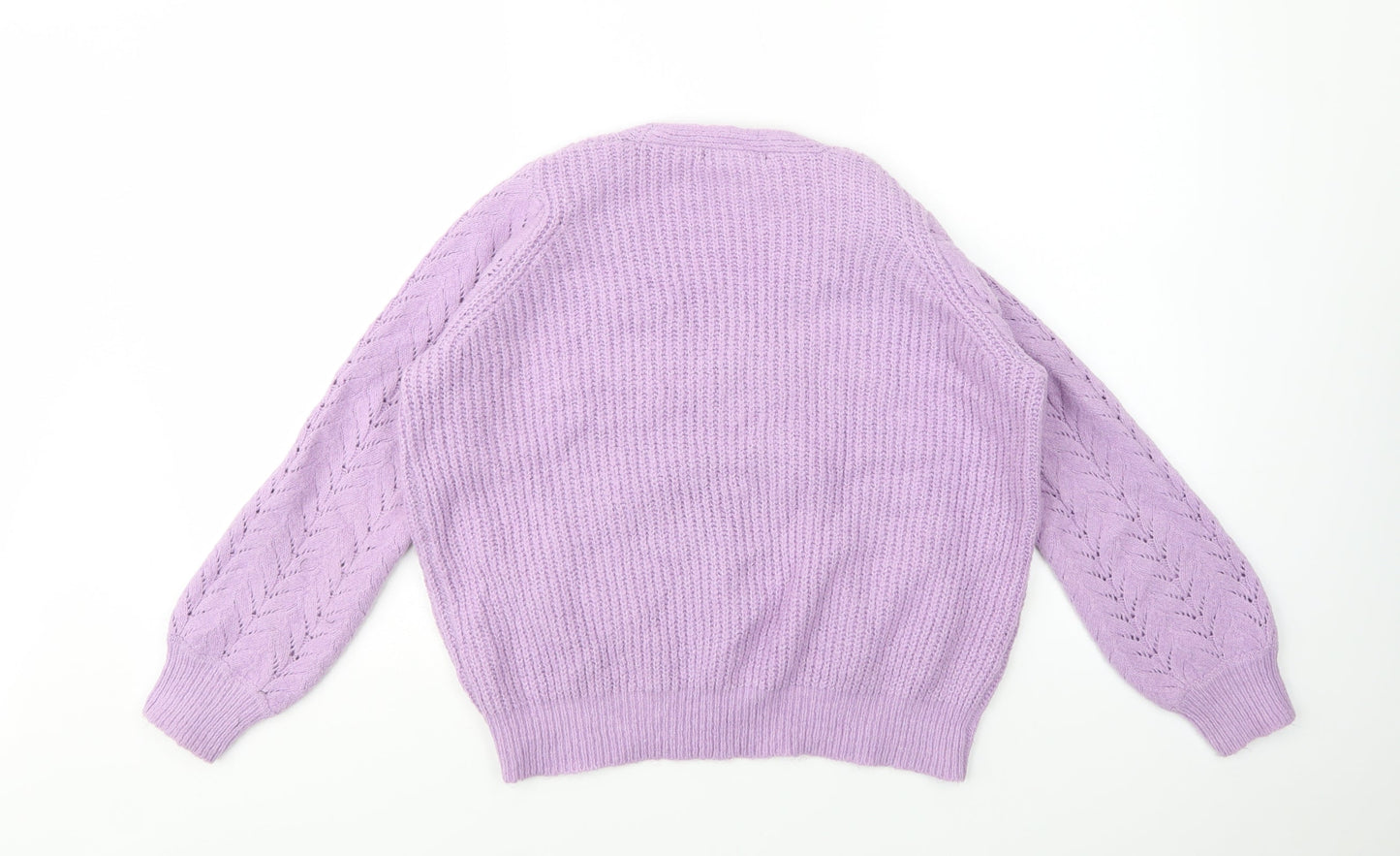 Womens UK Size S Dunnes Stores Purple Pullover Jumper