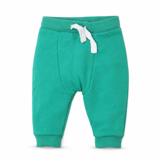 F&F Baby Green  Cotton Jogger Trousers Size 3-6 Months  Drawstring