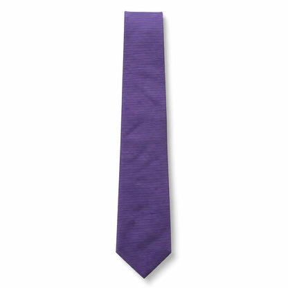 Mens Burton Purple Striped  Pointed Tie