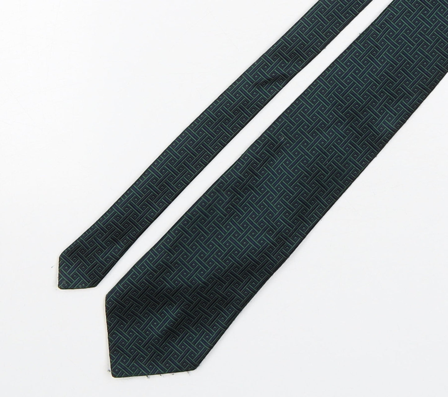 Marks and Spencer Mens Multicoloured Geometric Polyester Pointed Tie One Size