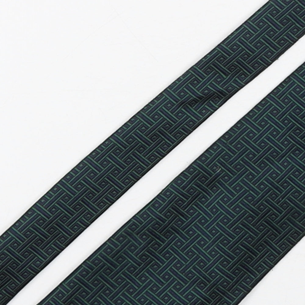 Marks and Spencer Mens Multicoloured Geometric Polyester Pointed Tie One Size