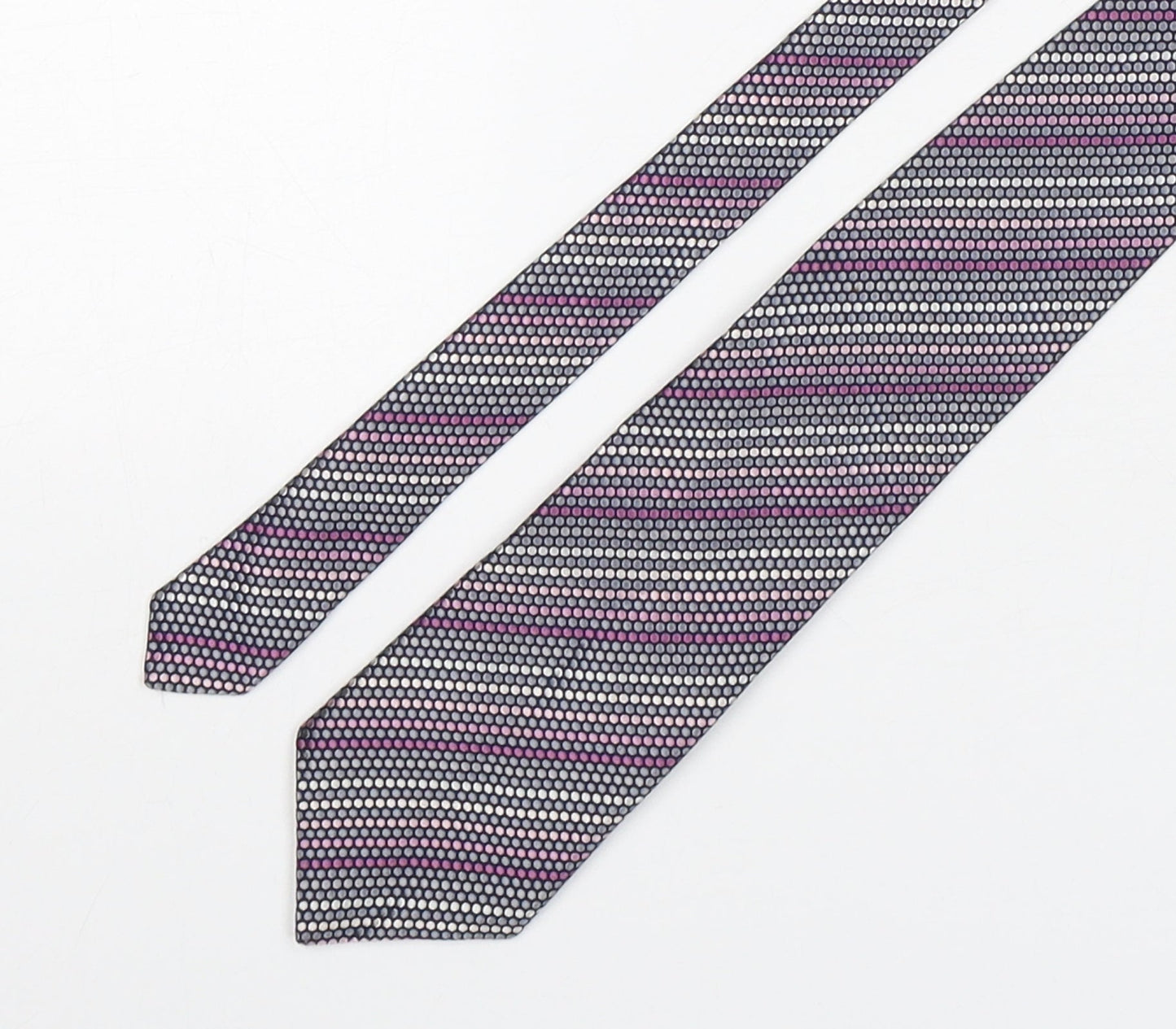 Autograph Mens Multicoloured Polka Dot Silk Pointed Tie One Size