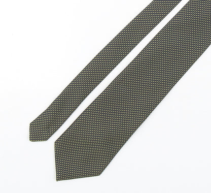 Charles  Mens Multicoloured Geometric Polyester Pointed Tie One Size