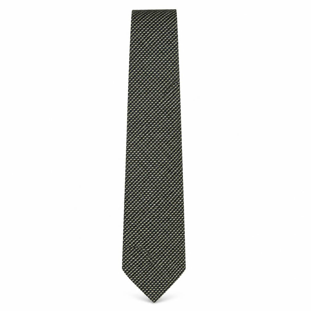 Front view of Charles men’s multicoloured geometric polyester pointed tie one size