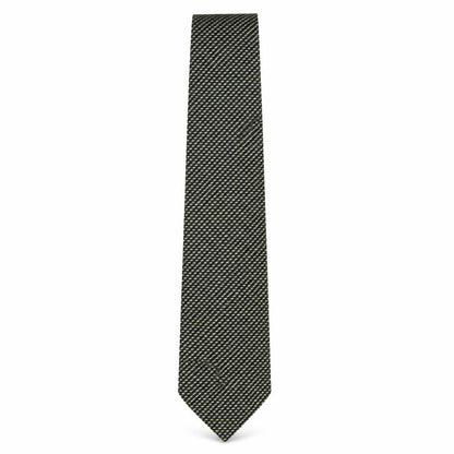 Front view of Charles men’s multicoloured geometric polyester pointed tie one size