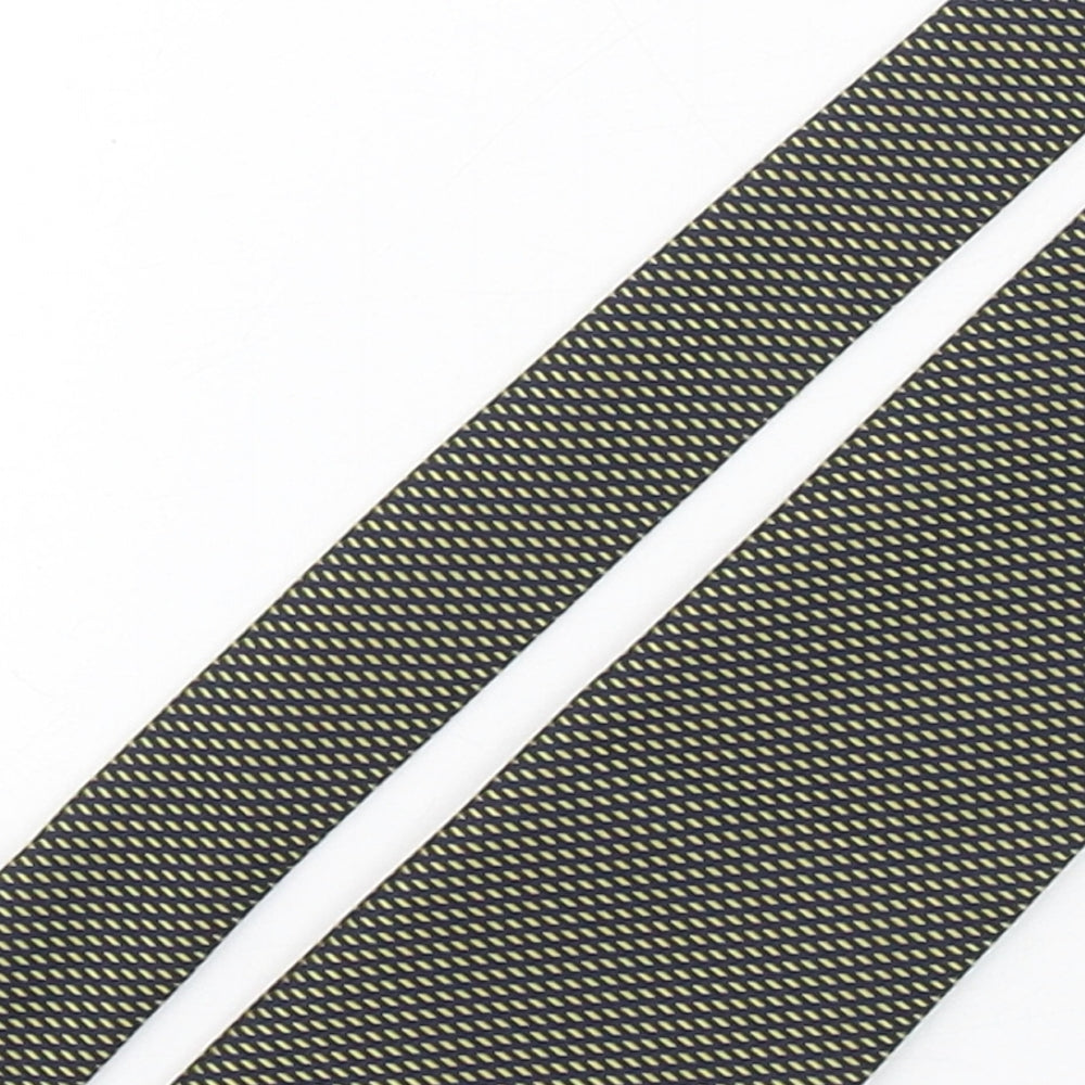 Charles  Mens Multicoloured Geometric Polyester Pointed Tie One Size