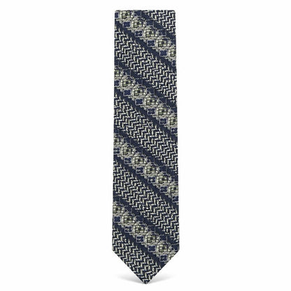 Mens Marks and Spencer Multicoloured Geometric  Pointed Tie