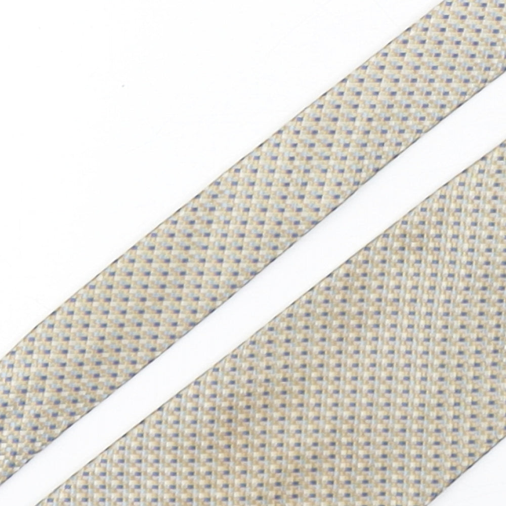 Marks and Spencer Mens Multicoloured Plaids & Checks Polyester Pointed Tie One Size