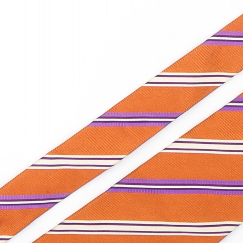 Tie Rack  Mens Multicoloured Striped Silk Pointed Tie One Size