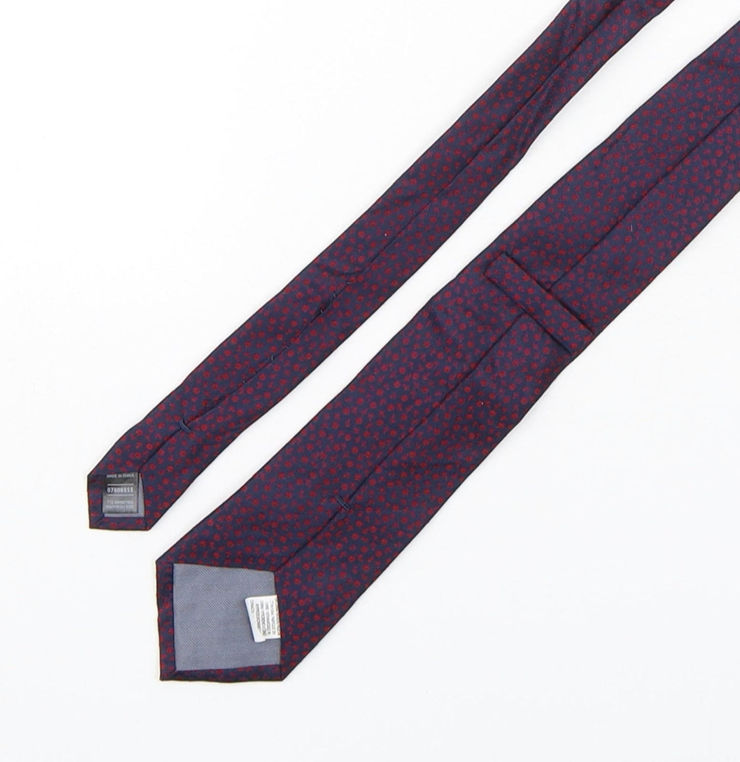 Marks and Spencer Mens Multicoloured Floral Silk Pointed Tie One Size