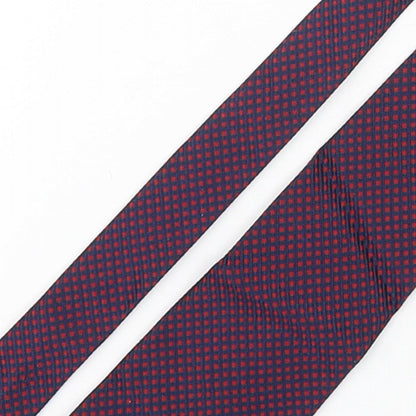 Michelsons Mens Multicoloured Plaids & Checks Silk Pointed Tie One Size