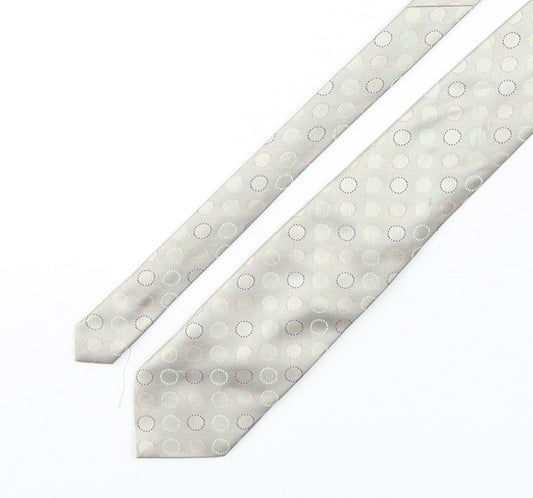 Greenwoods Mens Multicoloured Polka Dot Polyester Pointed Tie One Size