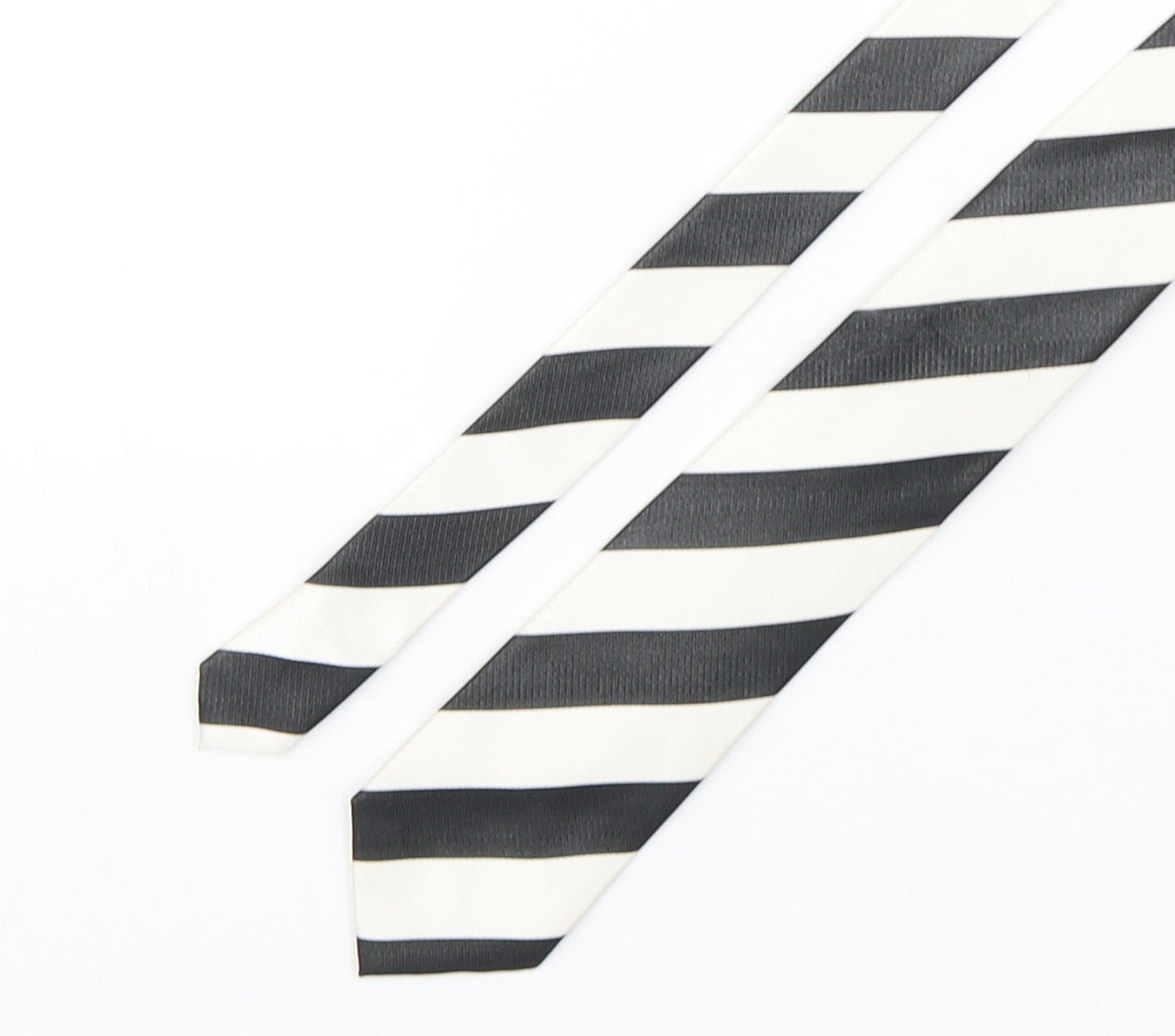 Soprano Mens Multicoloured Striped Silk Pointed Tie One Size