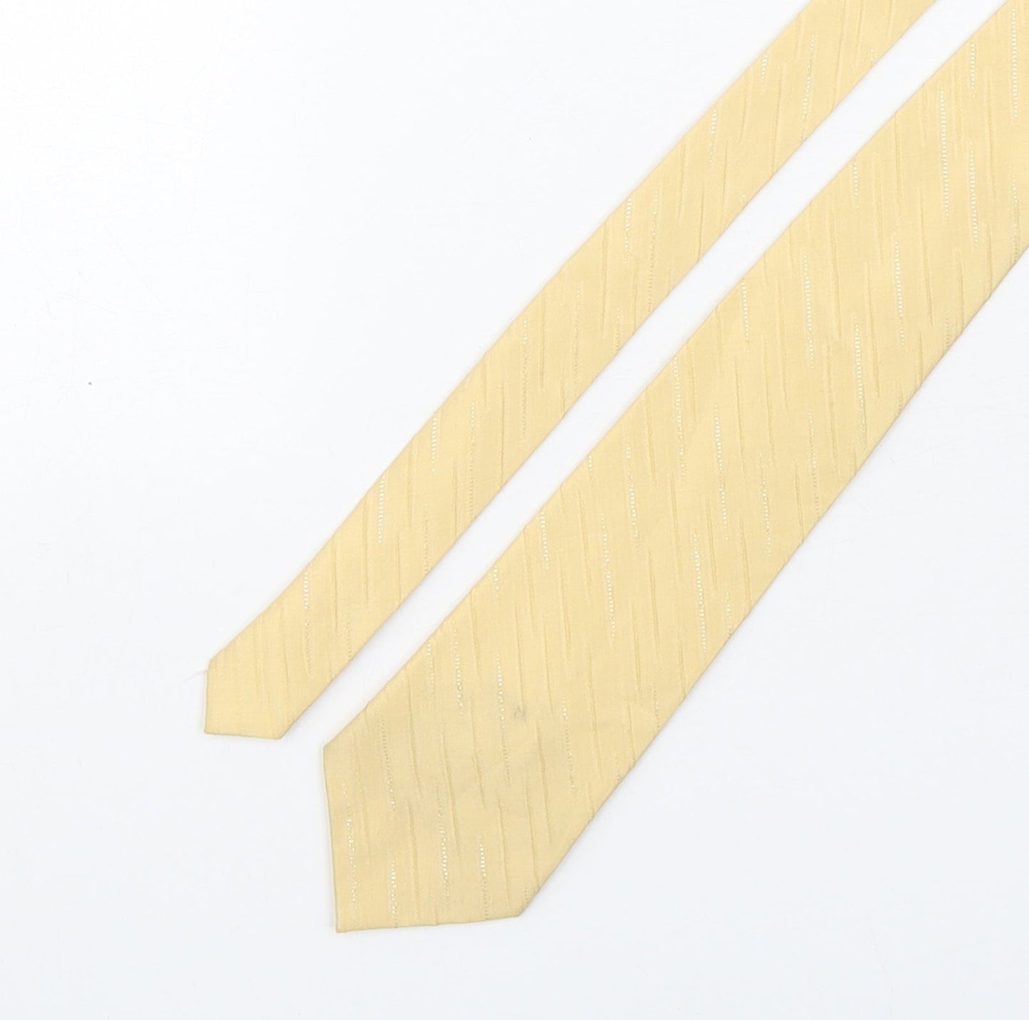 Lloyd Attree & Smith Mens Gold Striped Silk Pointed Tie One Size