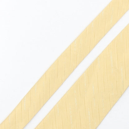 Lloyd Attree & Smith Mens Gold Striped Silk Pointed Tie One Size