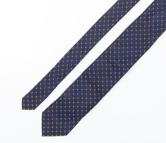 Hammond & CO Mens Multicoloured Plaids & Checks Silk Pointed Tie One Size