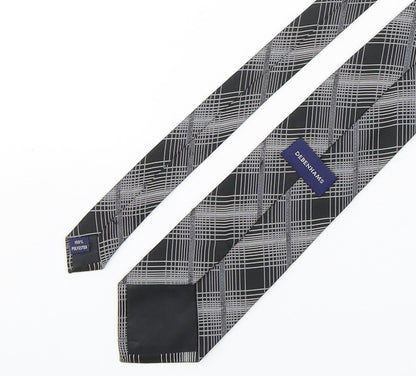 Mens Debenhams Multicoloured Plaids & Checks  Pointed Tie