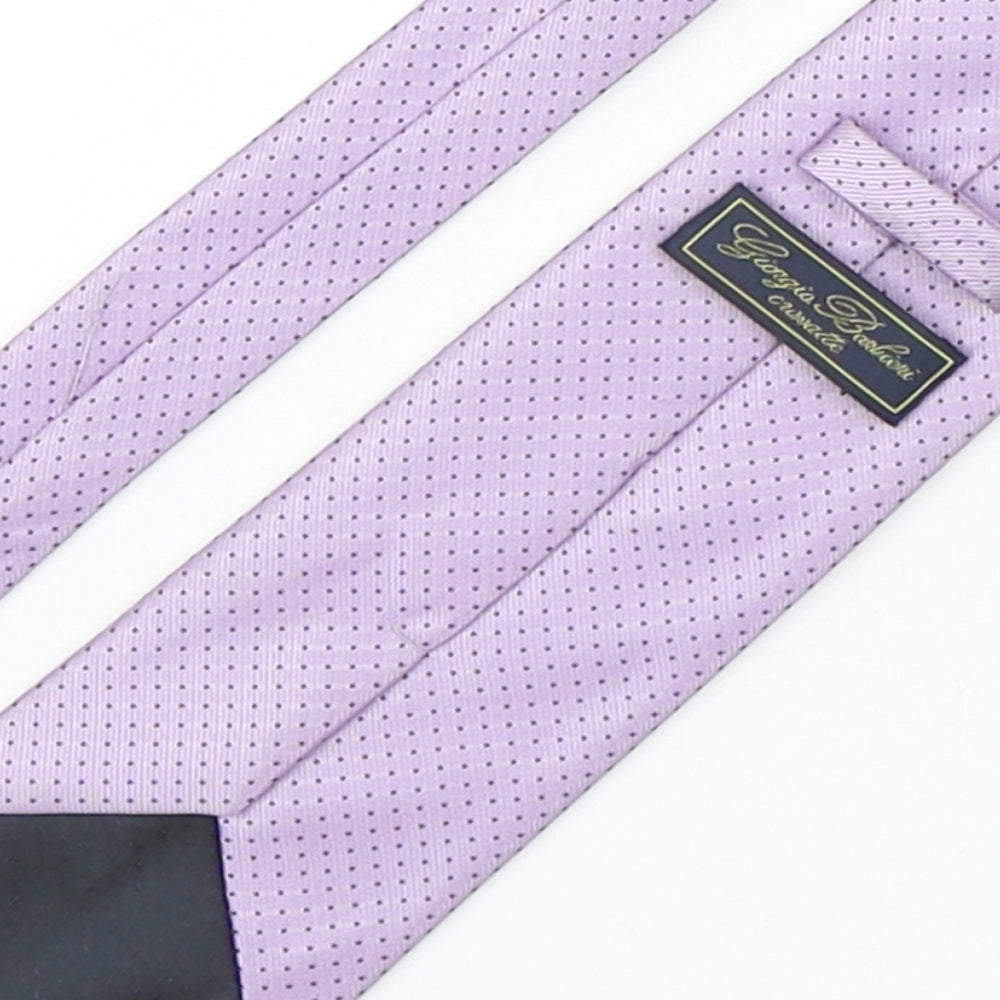 Giorgia Banleri  Mens Multicoloured Polka Dot Microfibre Pointed Tie One Size