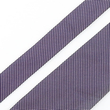 NEXT Mens Multicoloured Plaids & Checks Silk Pointed Tie One Size
