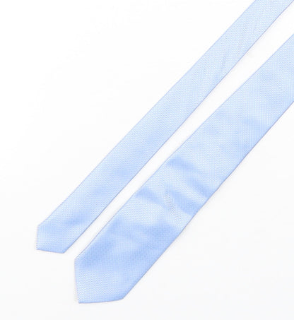 Mens Burton Blue Grenadine  Pointed Tie