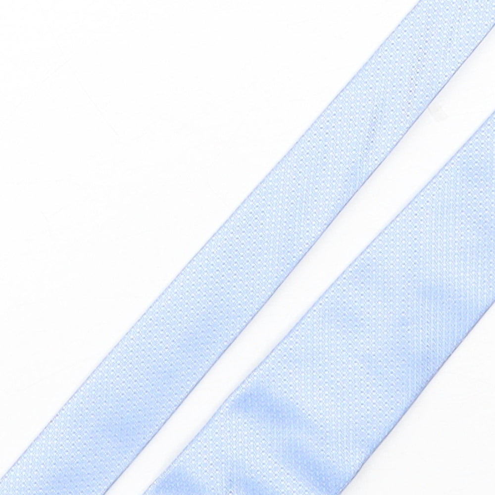 Mens Burton Blue Grenadine  Pointed Tie