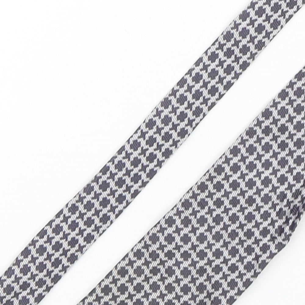 Marks and Spencer Mens Multicoloured Geometric Silk Pointed Tie One Size