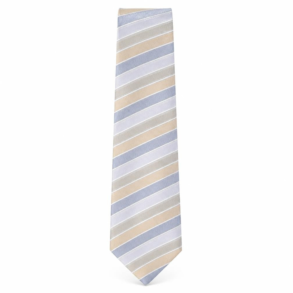 Mens Tie Rack Multicoloured Striped  Pointed Tie